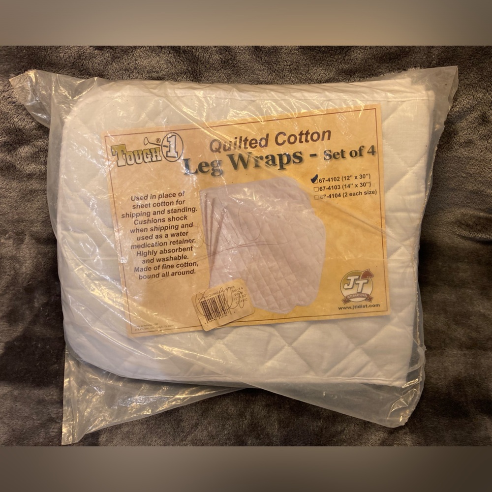 Quilted Cotton Leg Wraps- Set of 4